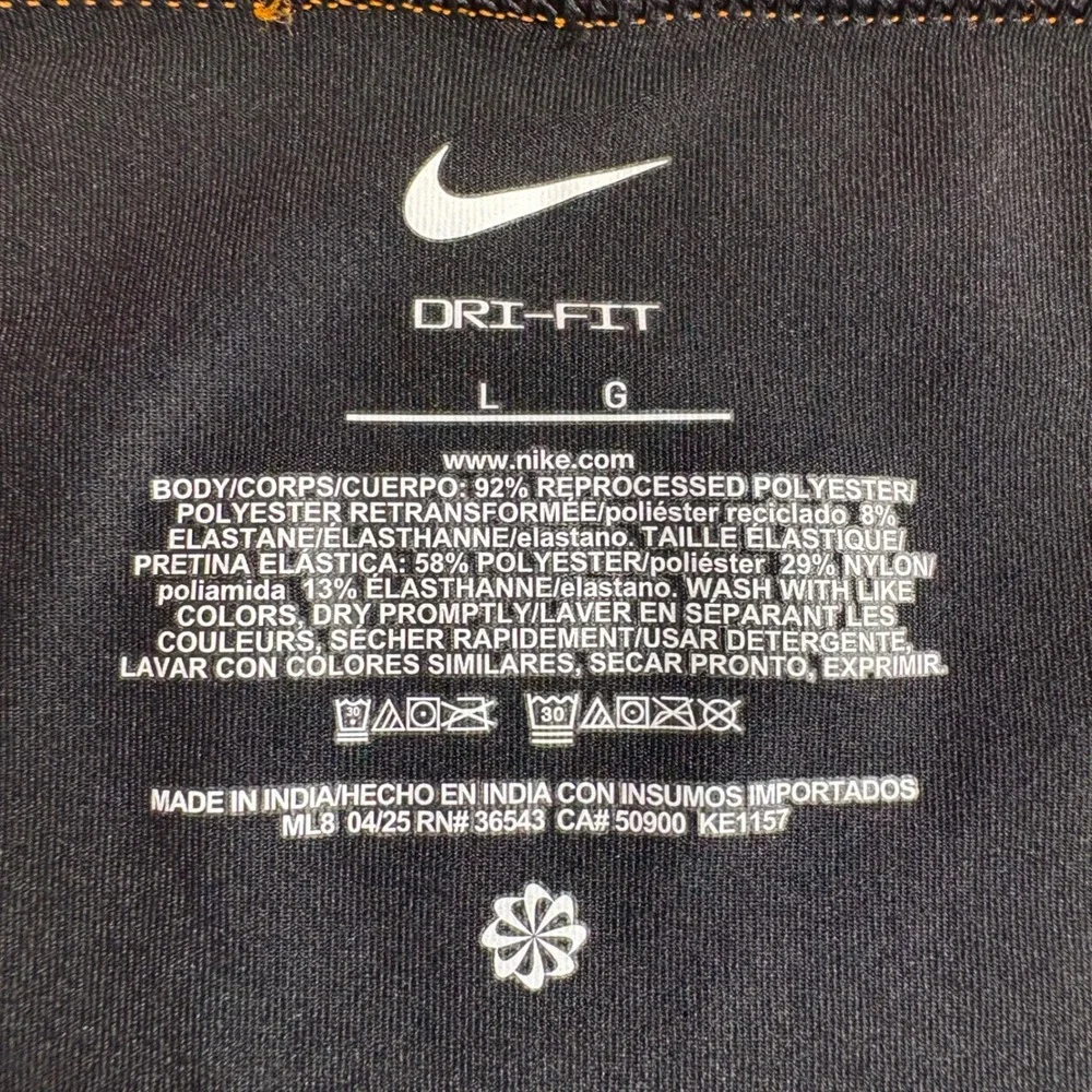 Nike, Boxer Briefs, Large, Black Orange, Dri-FIT Performance, MSRP $30